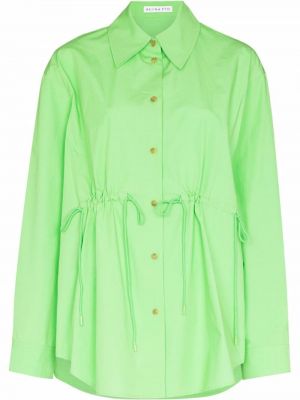 Oversize риза Rejina Pyo зелено