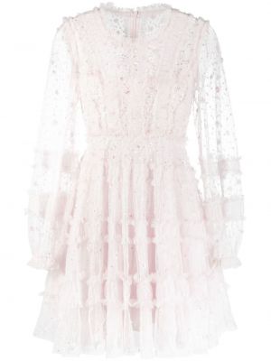 Μάξι φόρεμα Needle & Thread ροζ