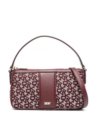 Shoppingväska i jacquard Dkny röd