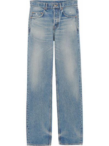 Мешковатые джинсы Saint Laurent синие