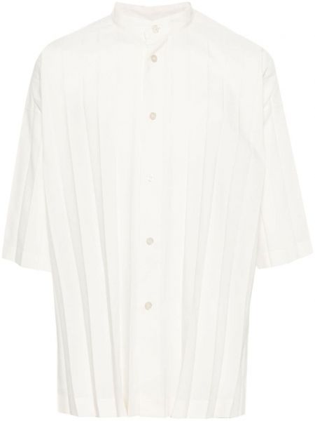 Koszula plisowana Homme Plisse Issey Miyake biała
