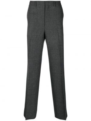 Rovné kalhoty Prada šedé