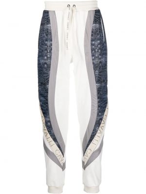 Спортни панталони с принт с животински шарки Roberto Cavalli