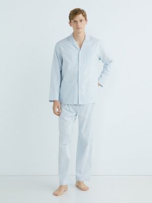 Pijama a rayas de franela Emidio Tucci