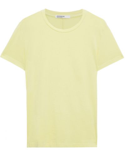 Хлопковая футболка Stateside, желтая