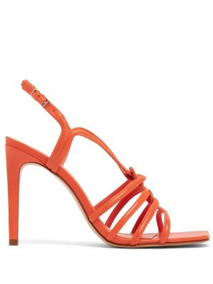 Kožené sandály Schutz oranžové