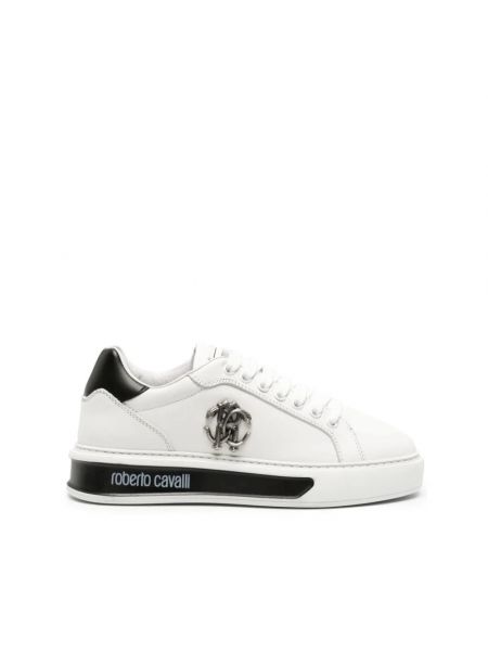 Sneakersy Roberto Cavalli białe