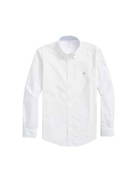 Koszula slim fit sportowa Brooks Brothers biała