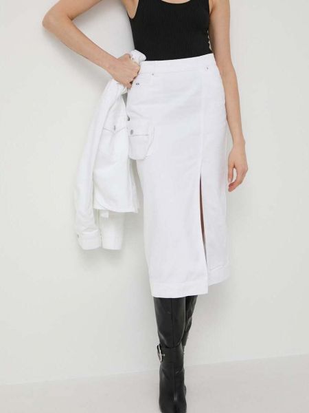 Traper suknja Armani Exchange bijela