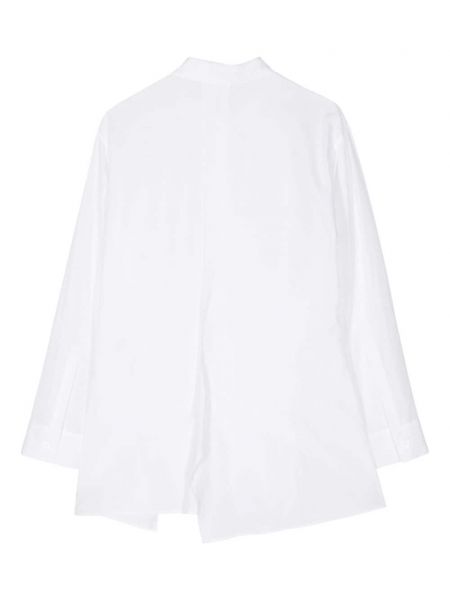Drapiruota marškiniai Yohji Yamamoto balta