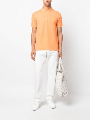 Siuvinėtas polo marškinėliai Sun 68 oranžinė