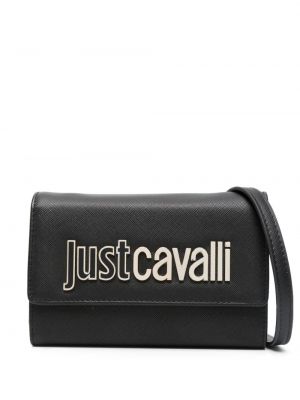 Kožená peňaženka Just Cavalli čierna