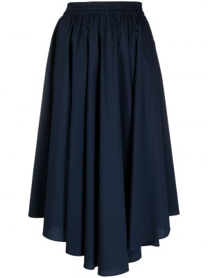 Plisované asymetrické midi sukně Michael Michael Kors modré