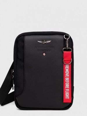 Черная поясная сумка Aeronautica Militare