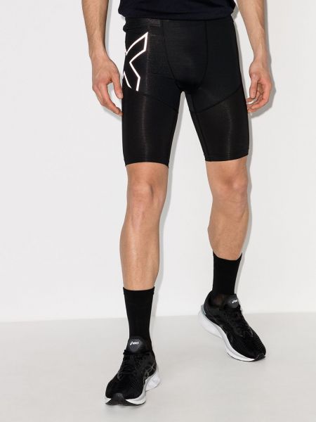 Pantalones cortos deportivos 2xu negro