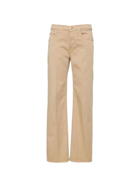 Straight jeans mit taschen Dondup beige