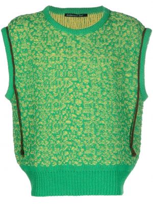 Плетен плетен елек Andersson Bell зелено