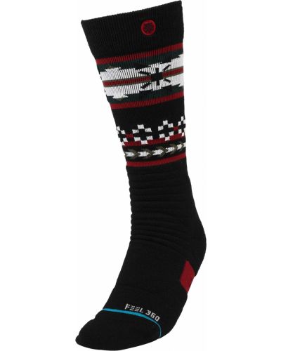 Stance Športové ponožky 'Frode'  tmavočervená / čierna / biela