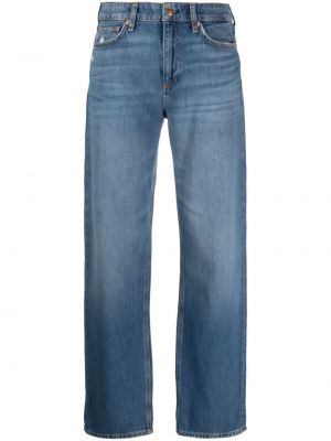 Low waist boyfriend jeans ausgestellt Rag & Bone blau