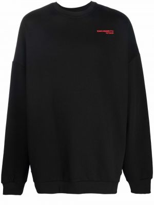 Brodert sweatshirt Raf Simons svart