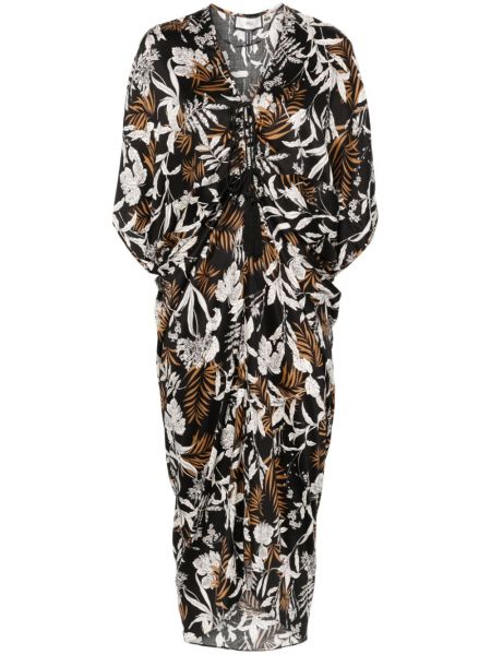 Φλοράλ μάξι φόρεμα με σχέδιο Nissa