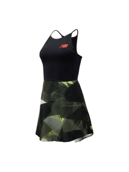 Kleid mit plisseefalten New Balance grün