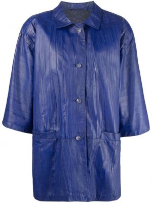 Kožna jakna A.n.g.e.l.o. Vintage Cult plava