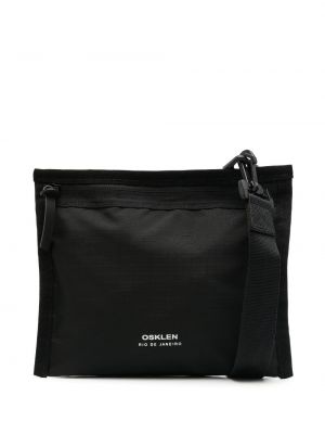 Чанта през рамо с принт Osklen черно