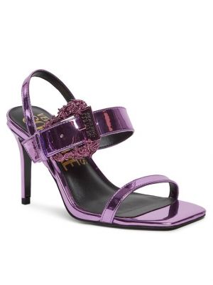 Sandále Versace Jeans Couture fialová