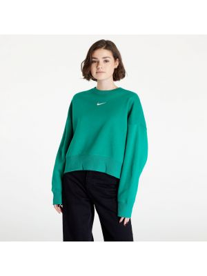 Fleece πουλόβερ Nike πράσινο