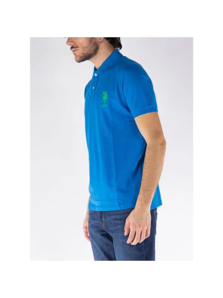 Poloshirt aus baumwoll U.s. Polo Assn. blau