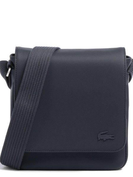 Классическая сумка через плечо Lacoste синяя