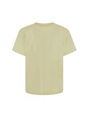 Camiseta con bordado Sunnei amarillo