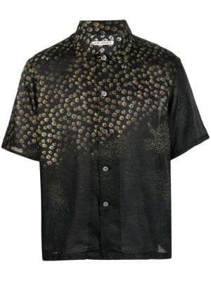 Φλοράλ πουκάμισο με σχέδιο Our Legacy μαύρο