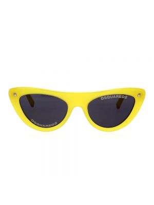 Retro sonnenbrille Dsquared2 gelb