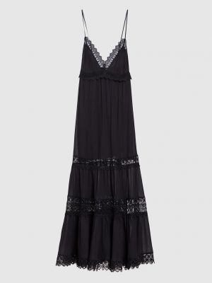 Мереживне плаття максі Charo Ruiz, чорне