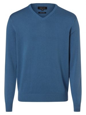 Sweter bawełniany Andrew James niebieski