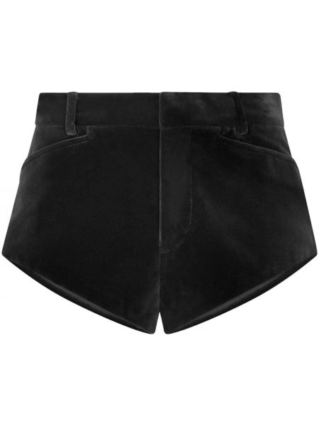 Kratke hlače od samta Tom Ford crna