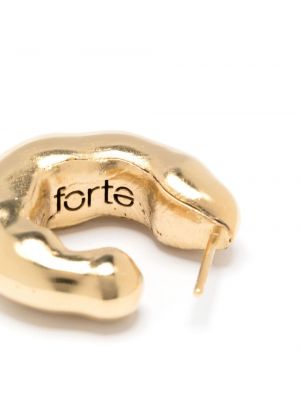 Boucles d'oreilles Forte Forte doré
