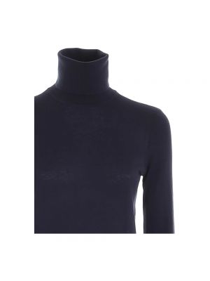 Jersey cuello alto elegante Ralph Lauren azul