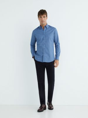 Camisa manga larga Exigency azul