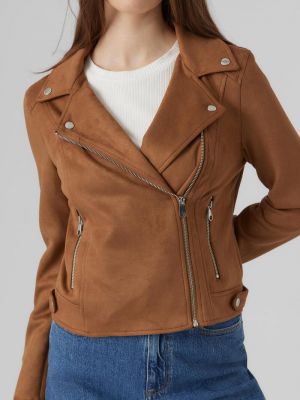 Замшевая куртка Vero Moda коричневая