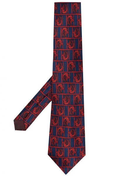 Шелковый галстук с узором Lanvin Pre-owned