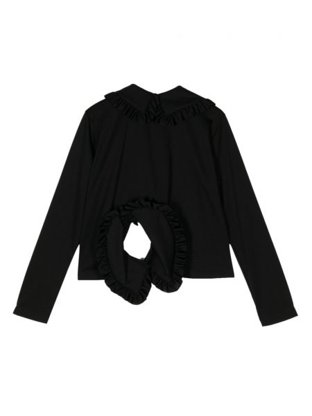 Bluse aus baumwoll Noir Kei Ninomiya schwarz