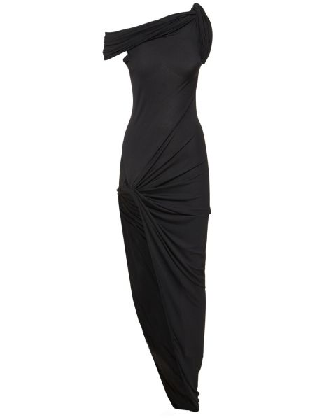 Sukienka asymetryczna Rick Owens czarna