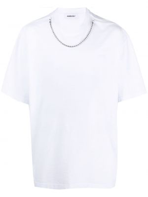 Βαμβακερή μπλούζα Ambush λευκό