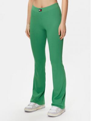 Kalhoty Tommy Jeans zelené