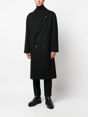 Woll mantel Lardini schwarz