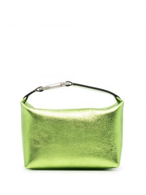 Кожени шопинг чанта Eéra зелено