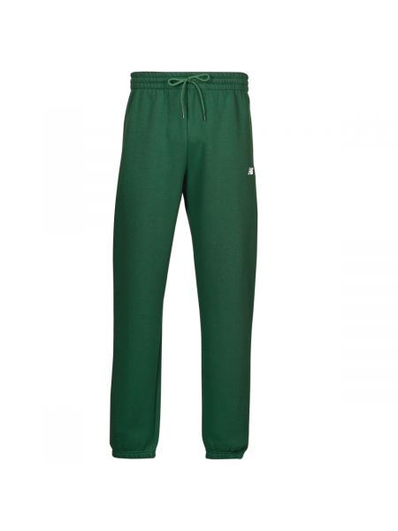 Pantaloni sport din fleece New Balance verde